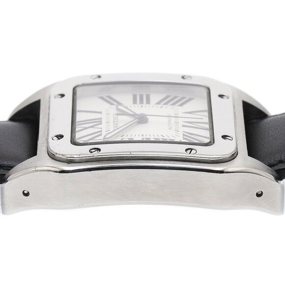 CARTIER Santos 100LM W20073X8 Silver Dial Automatic Men's Watch_898286 - Picture 4 of 6